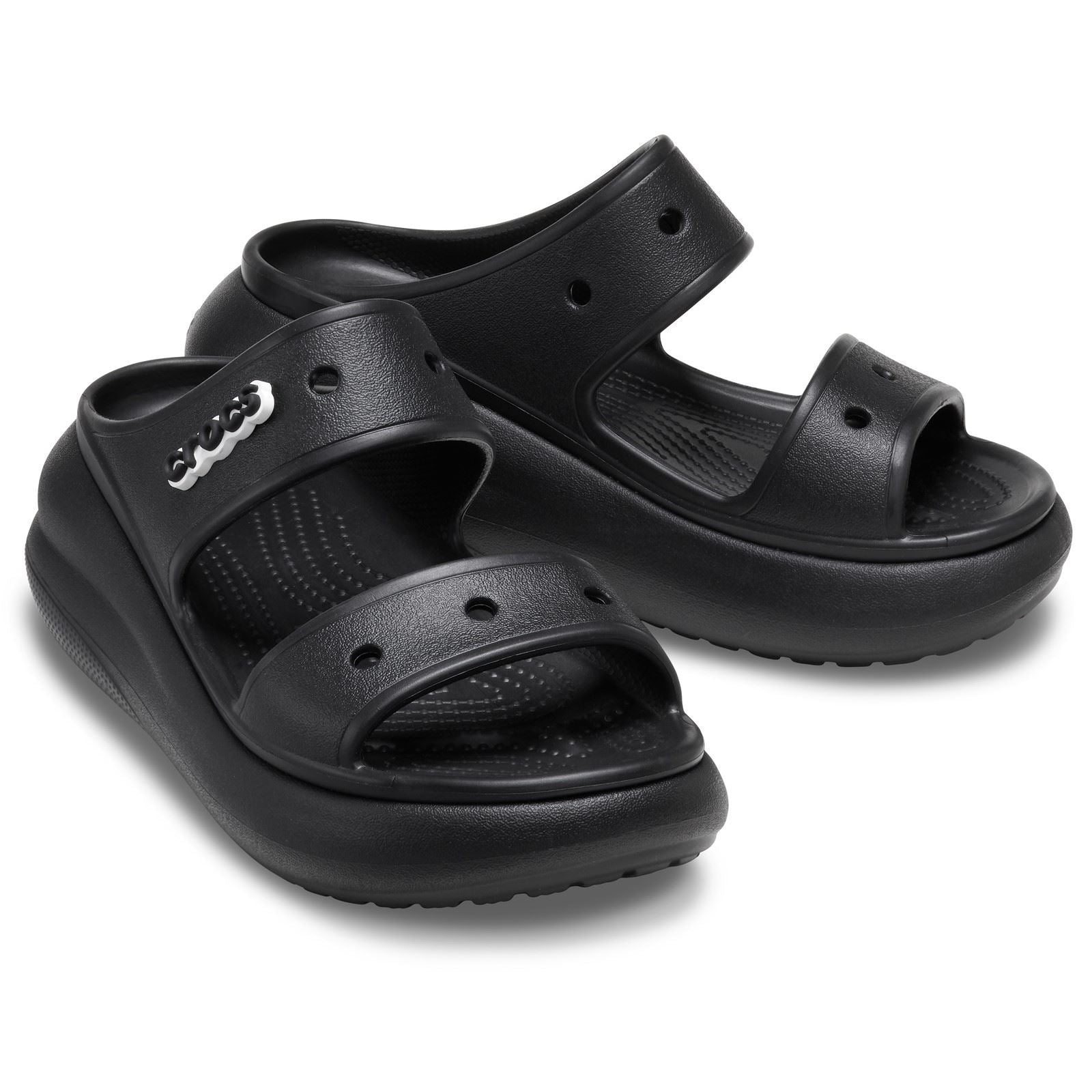 Crocs Unisex's Adult Classic Crush Sandal in 3 Colours, Sizes 4 to 8