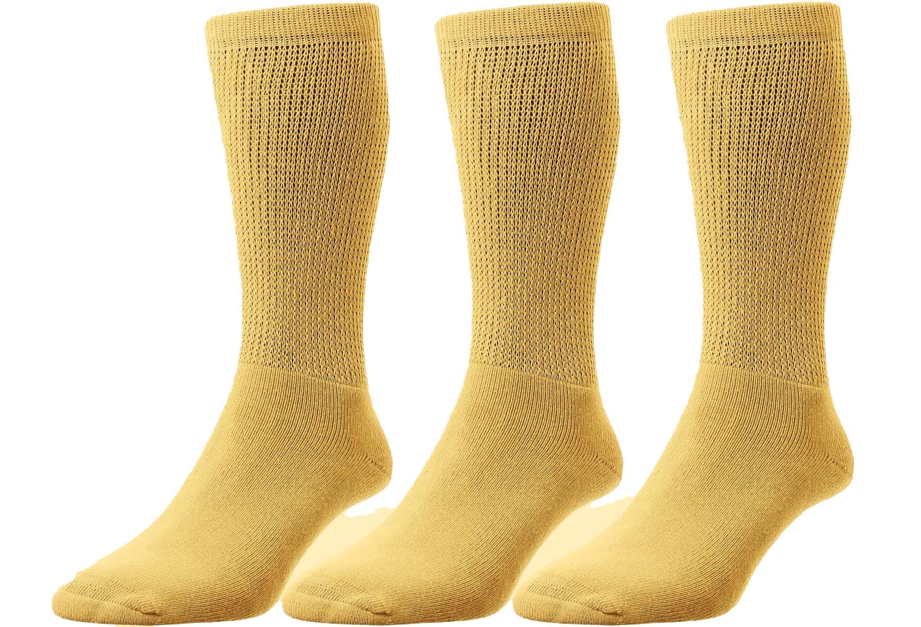 HJ Hall's Men's Diabetic Wool rich Socks 1352, 3 Pair Pack)  Size 6-13UK