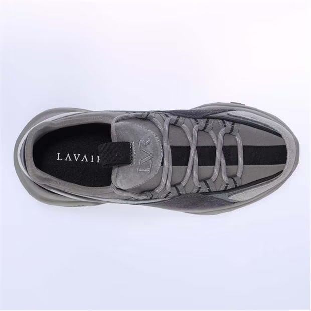 UK 6 Lavair Creator Grey Men’s Designer Chunky Trainers – EU 40
