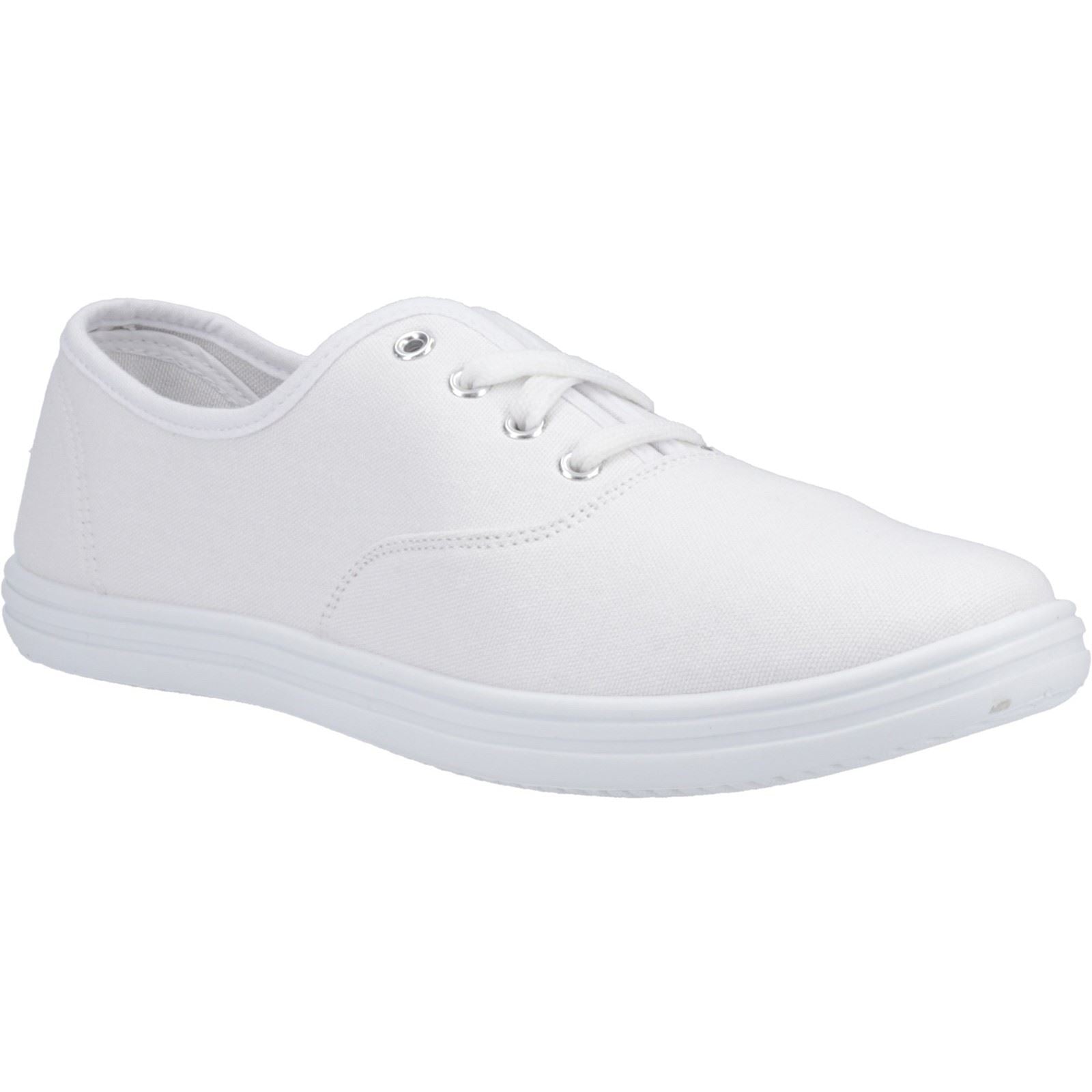 Mirak Men Plimsolls - Morris Plims in White, 6-13