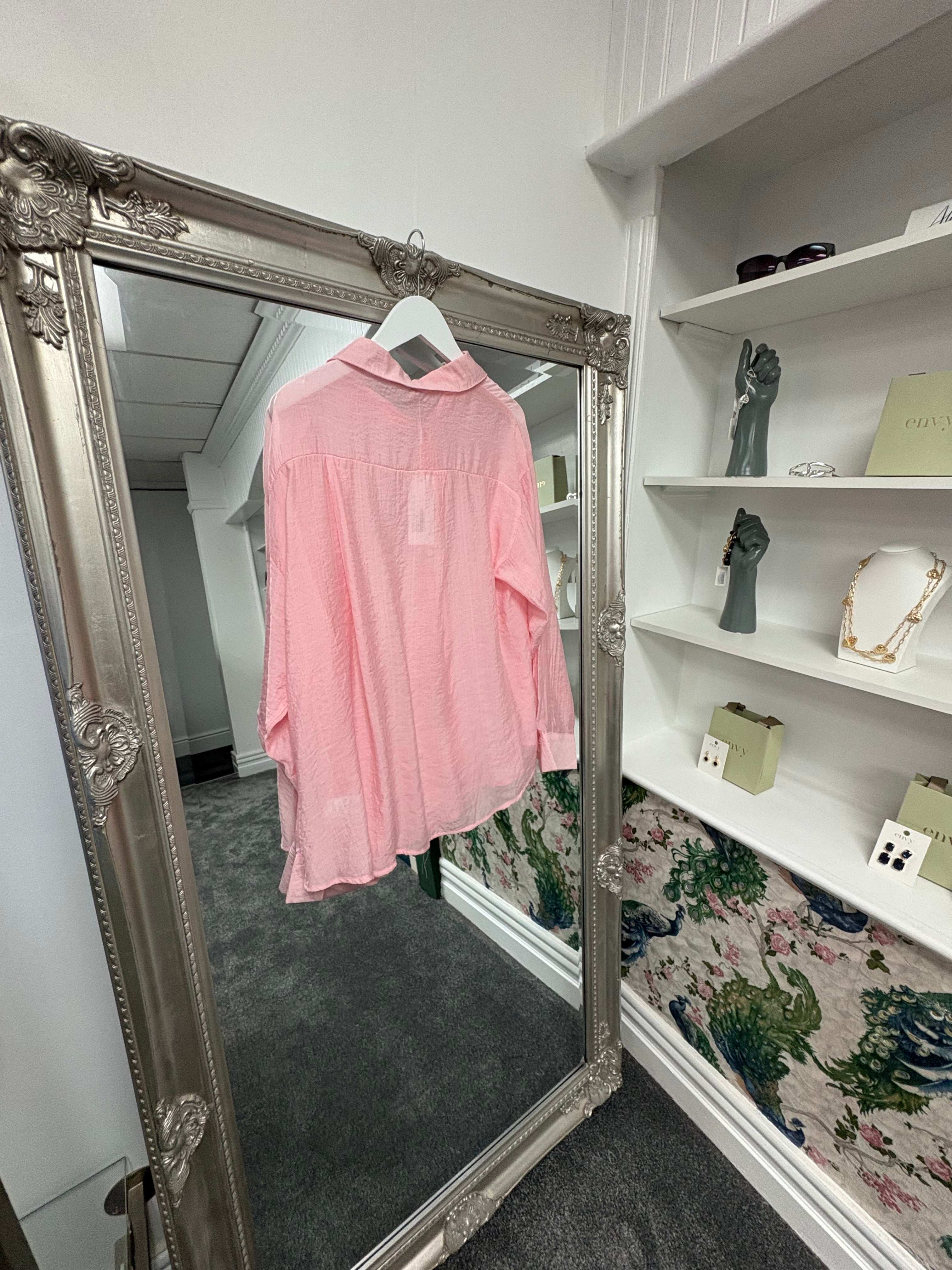 Luxtyle Women’s Rayon Shirt | Lightweight Button Down | One Size 8–18 | 5 Colours