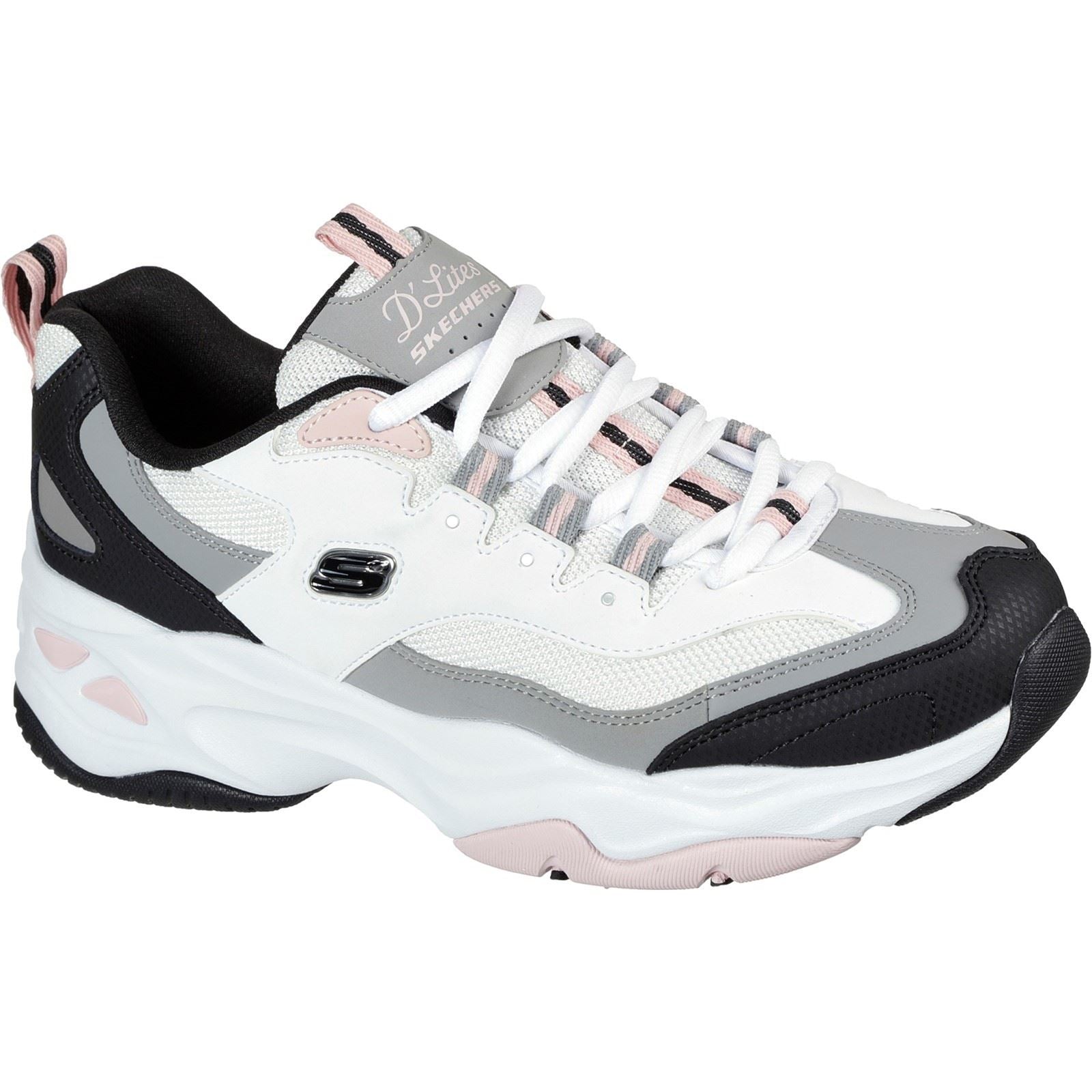 Skechers (GAR149492) Ladies Sports D'Lites 4.0 Fresh Diva Shoes in UK 3 to 8