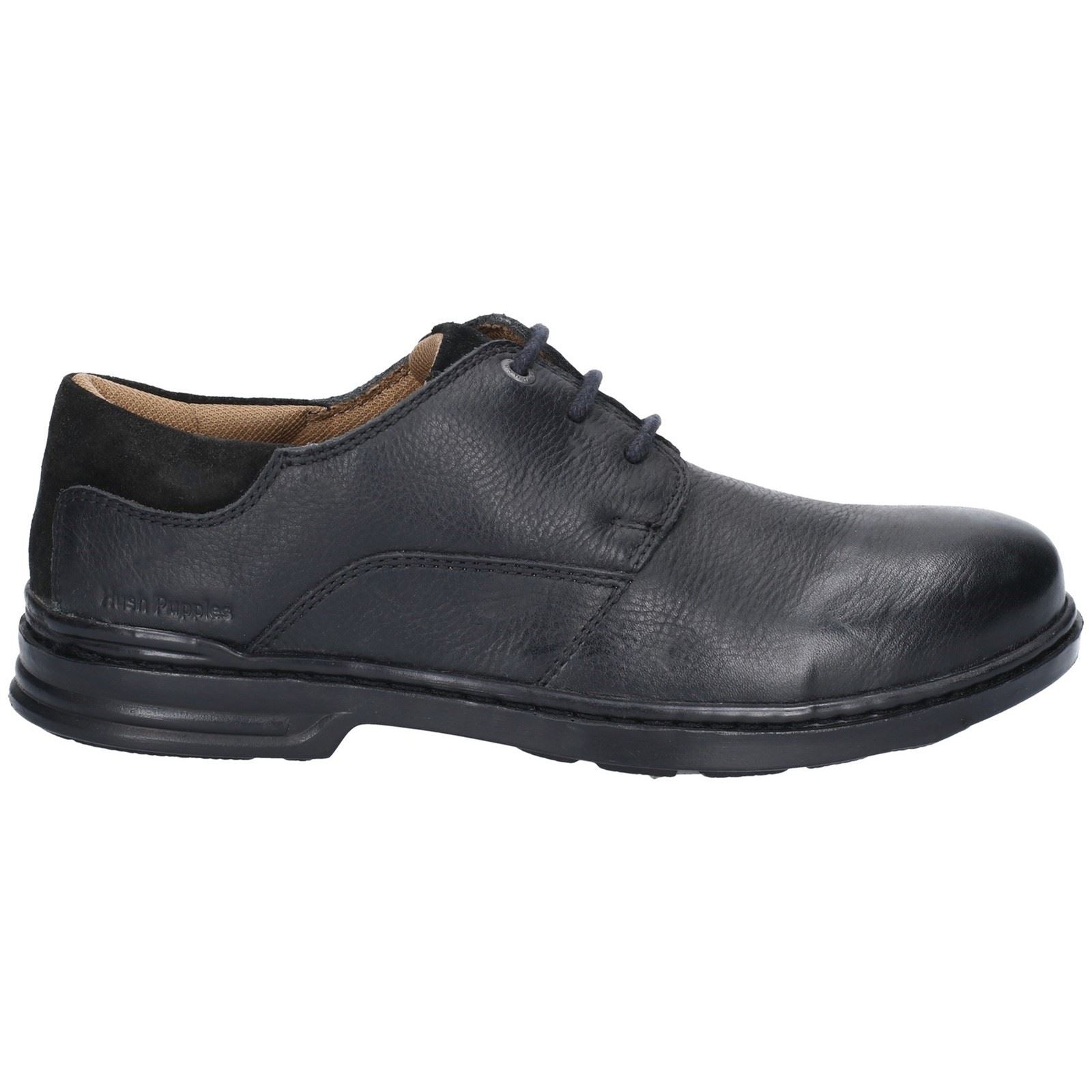 Hush Puppies Max Hanston Classic Lace Up Dress Mens Shoes in Black