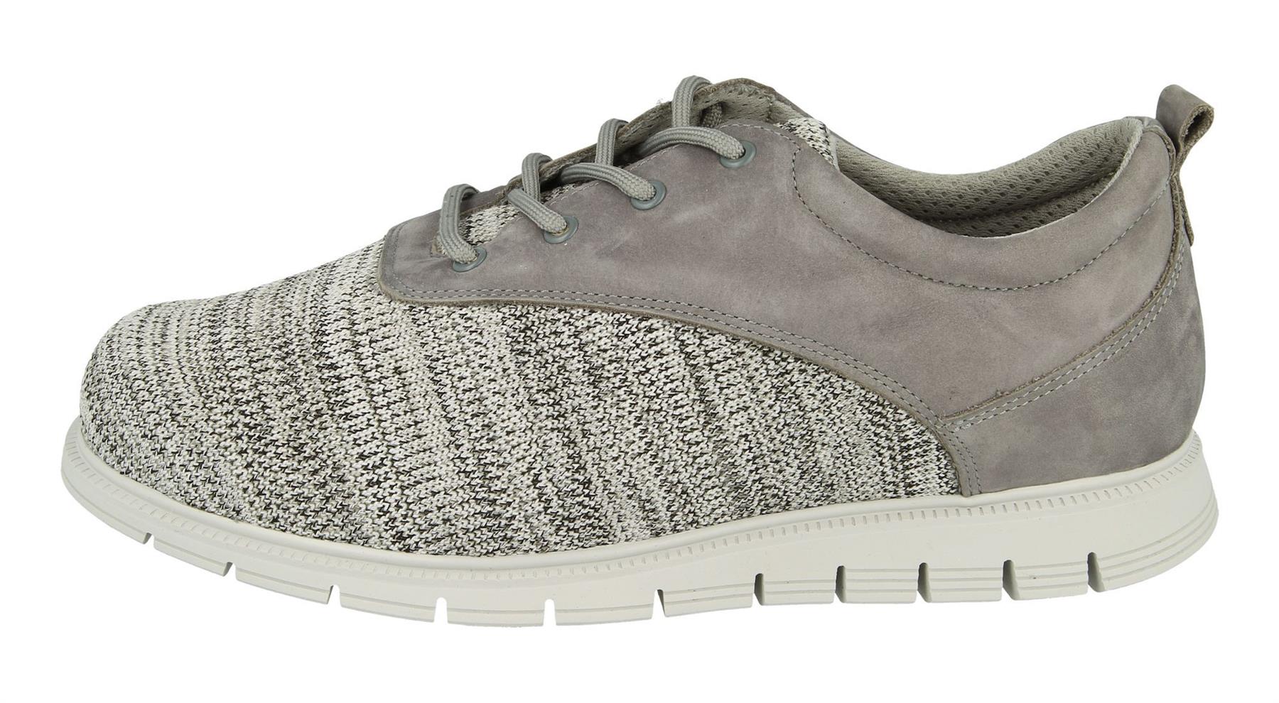 DB's Men's Extra Wide (2V Fit) Stretch Leisure Shoes (Mexico) in Grey