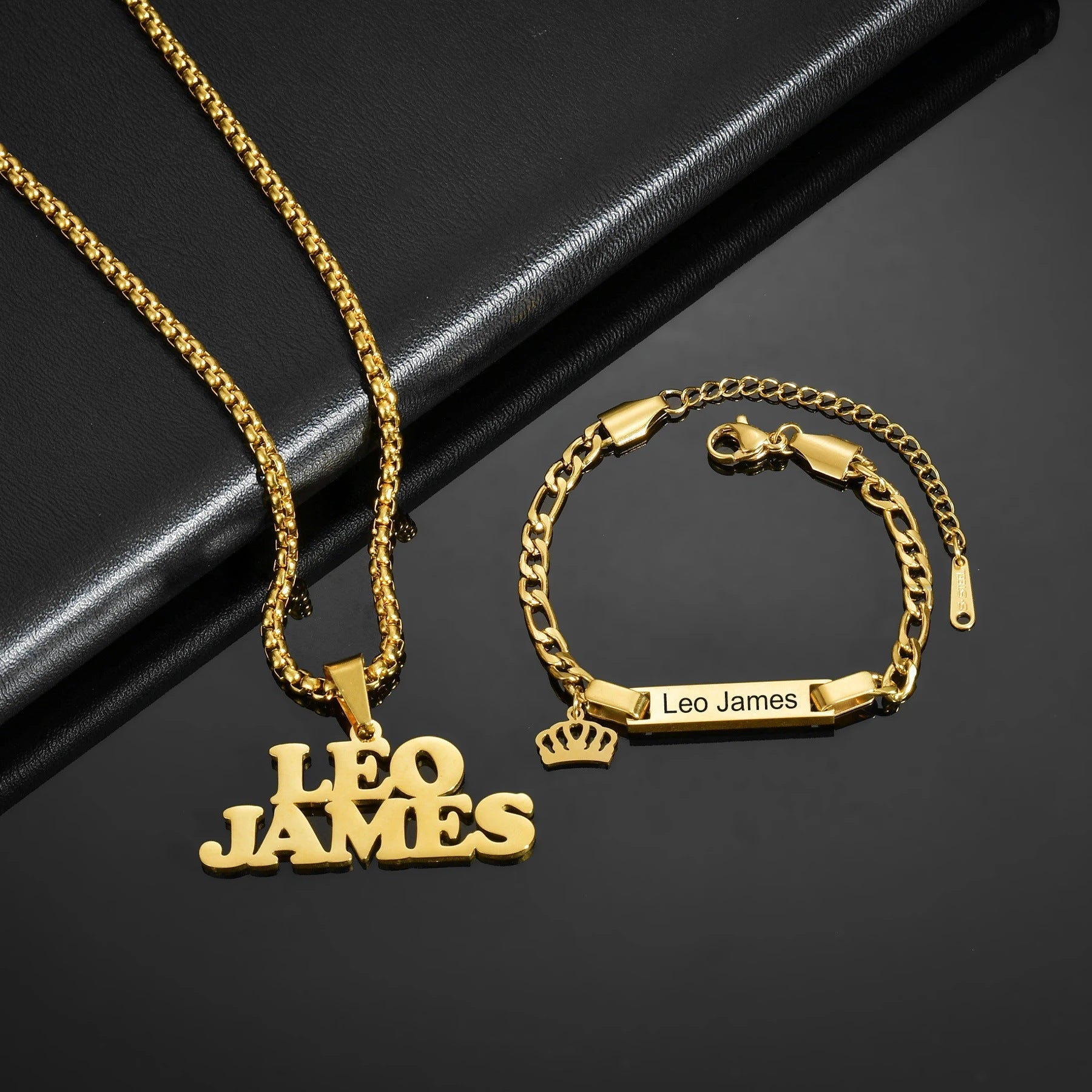 DIY Large Nameplate Engraved Letter Pendant Print on Demand (POD)