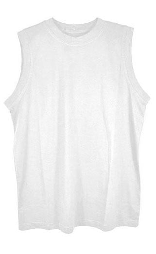 METAPHOR PURE COTTON PLAIN SLEEVE LESS T SHIRT/MUSCLE VEST IN SIZE XL TO 6XL, 8 COLORS