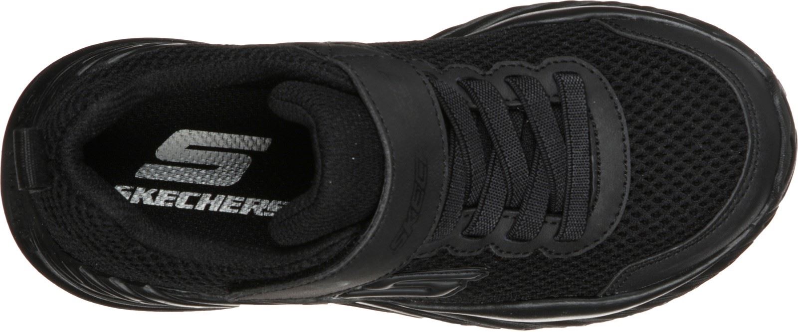 Skechers Boys Trainer - Nitro Sprint Krodon Sports in Black - 1-13.5 - GAR400083L