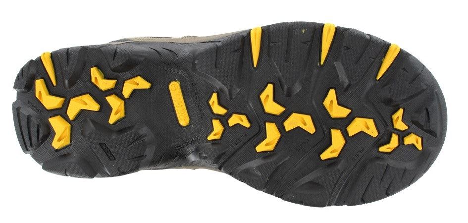 HI TECH EAGLE WATERPROOF WIDE MEN'S WALKING SHOE IN SMOKEY BROWN, TAUPE & GOLD UK7 EU(40) TO UK16 (EU50)