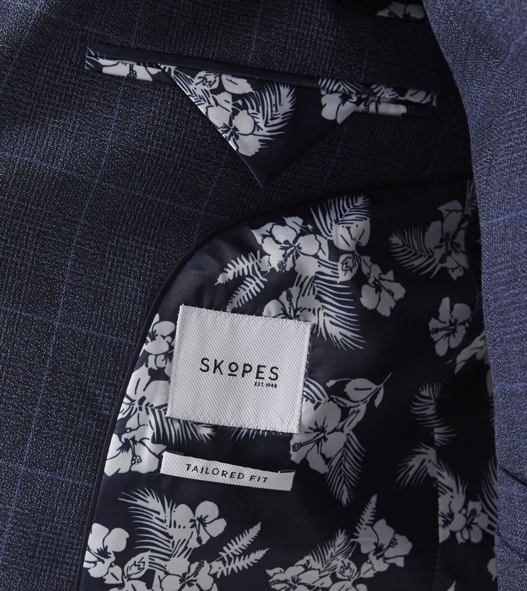 Skopes Tailored Fit Men's Anello Suit Jacket in Blue 34 to 62