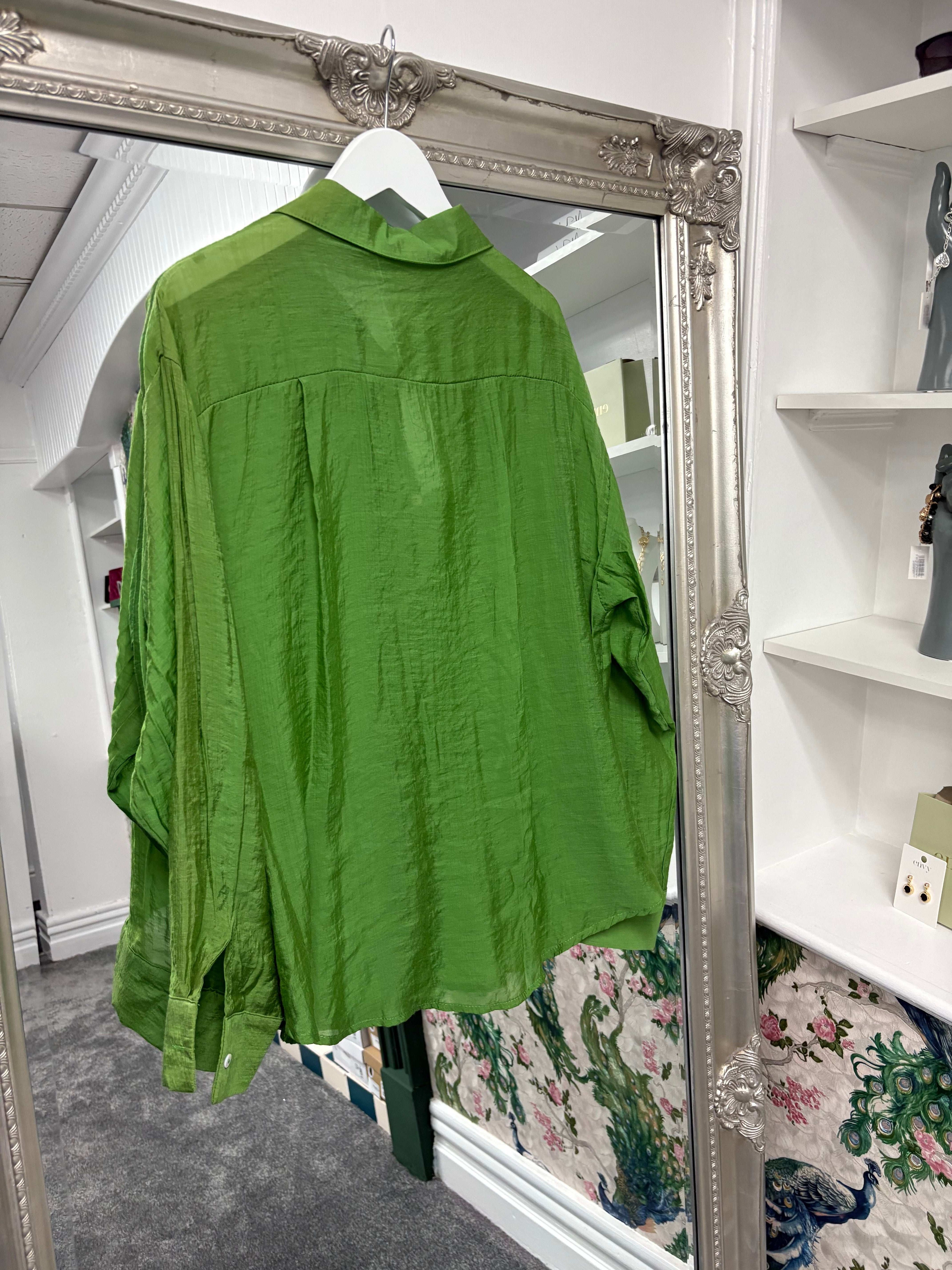 Luxtyle Women’s Rayon Shirt | Lightweight Button Down | One Size 8–18 | 5 Colours