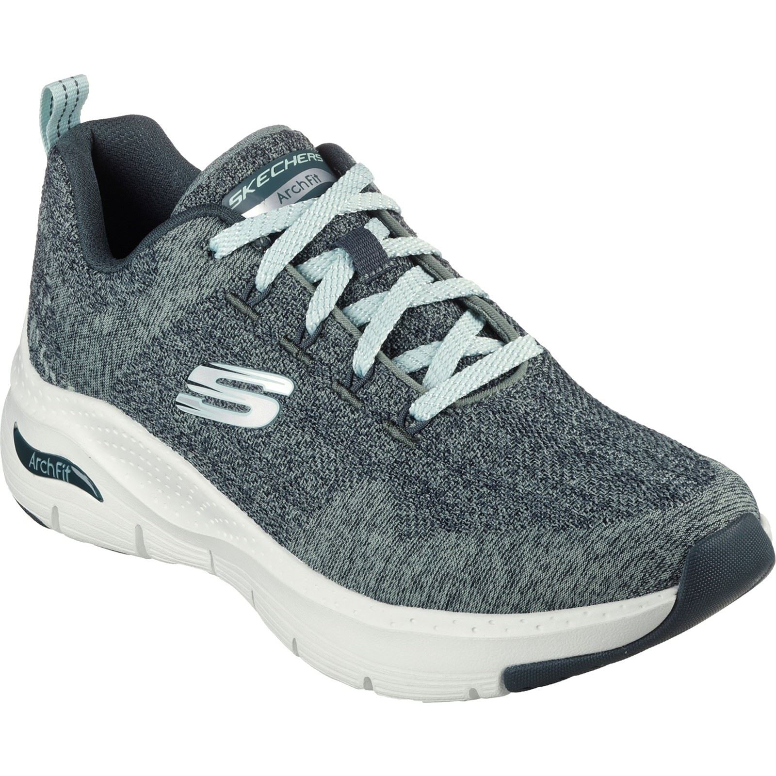 Skechers (GAR149414) Women's Arch Fit Comfy Wave Trainer in Sage 3 to 8