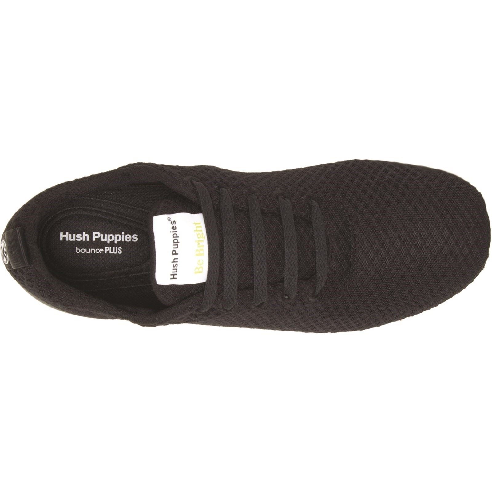 Hush Puppies Good Laces Ladies Shoes in Black