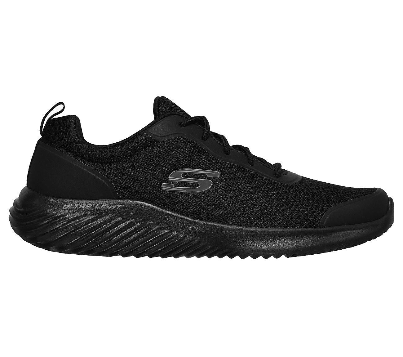 SKECHERS Men's Bounder - Voltis Running/Walking Trainers in Black