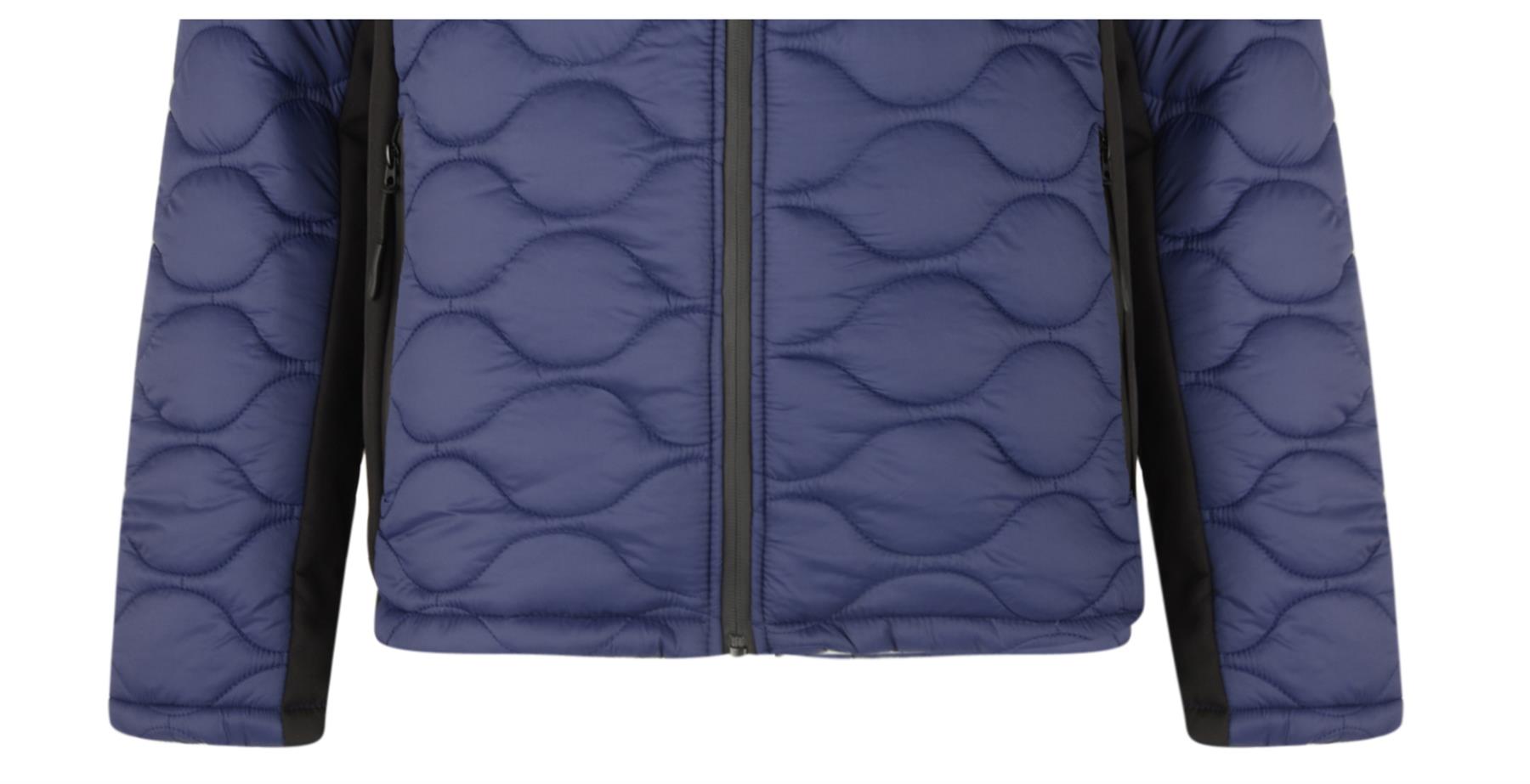 Slazenger Mens Big Size Chevron Quilted Jacket (Cash)