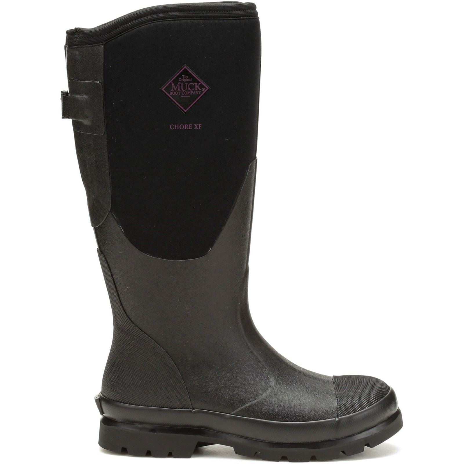Muck Boots Women's Chore Adjustable Tall Boot in Black 1 to 7