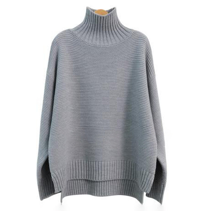 Women’s Cashmere Turtleneck Sweater – Soft Knitted Base Layer Pullover