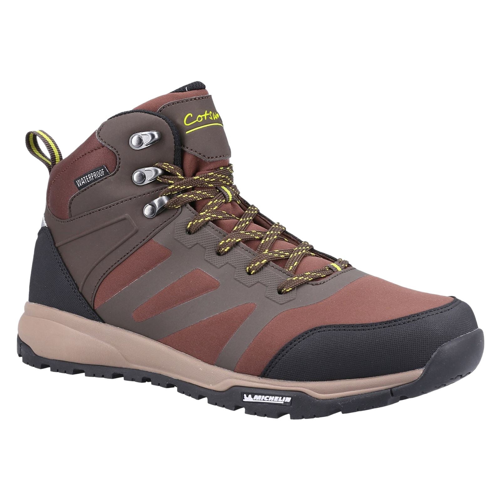 Cotswold Men Hiking Boots - Kingham Mid Boot in 2 Colours, 7-12