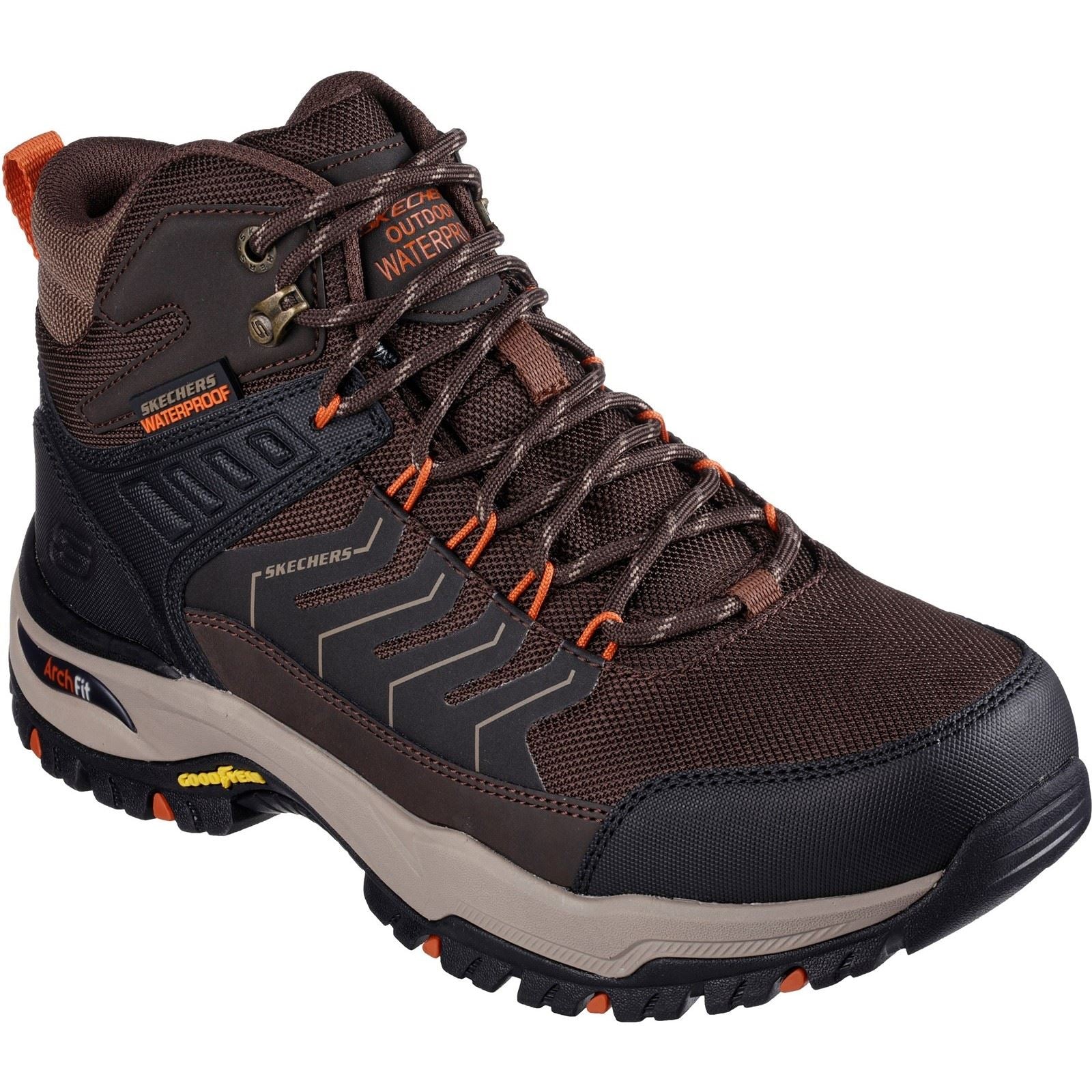 Skechers (GAR204634) Men's Arch Fit Dawson Raveno Hiking Boots in 2 Colour Options 6 to 12