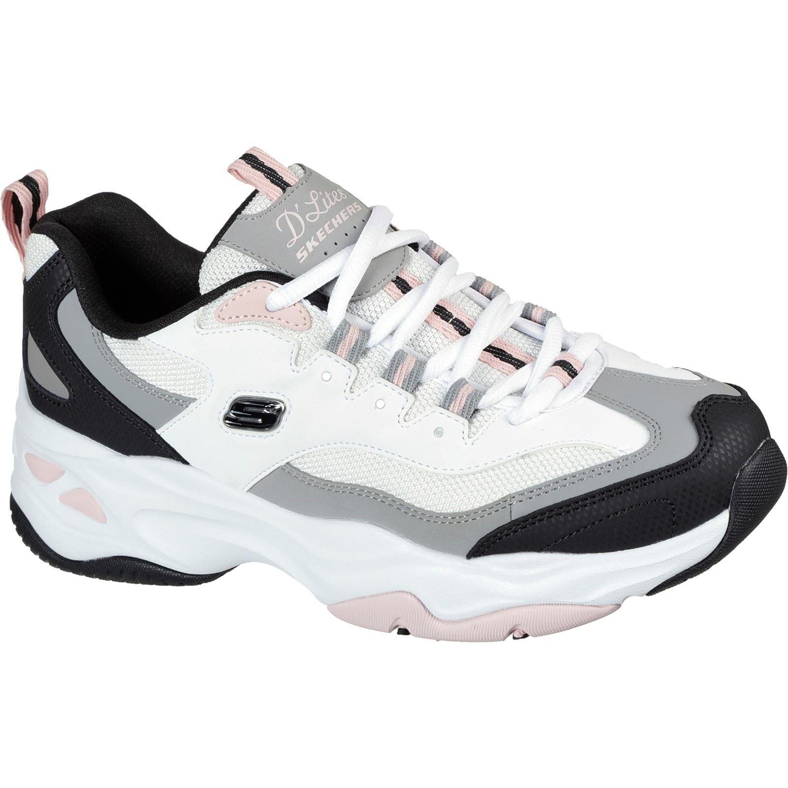 Skechers (GAR149492) Ladies Sports D'Lites 4.0 Fresh Diva Shoes in UK 3 to 8