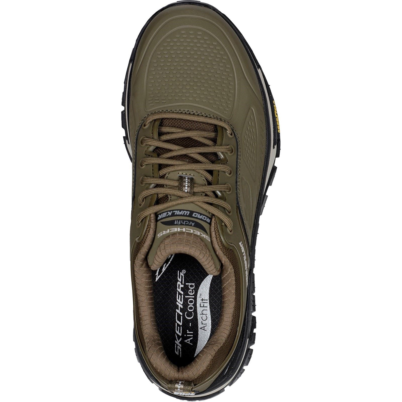 Skechers (GAR237333) Men's Relaxed Fit: Arch Fit Road Walker - Recon Boot in Olive/Black 6 to 12