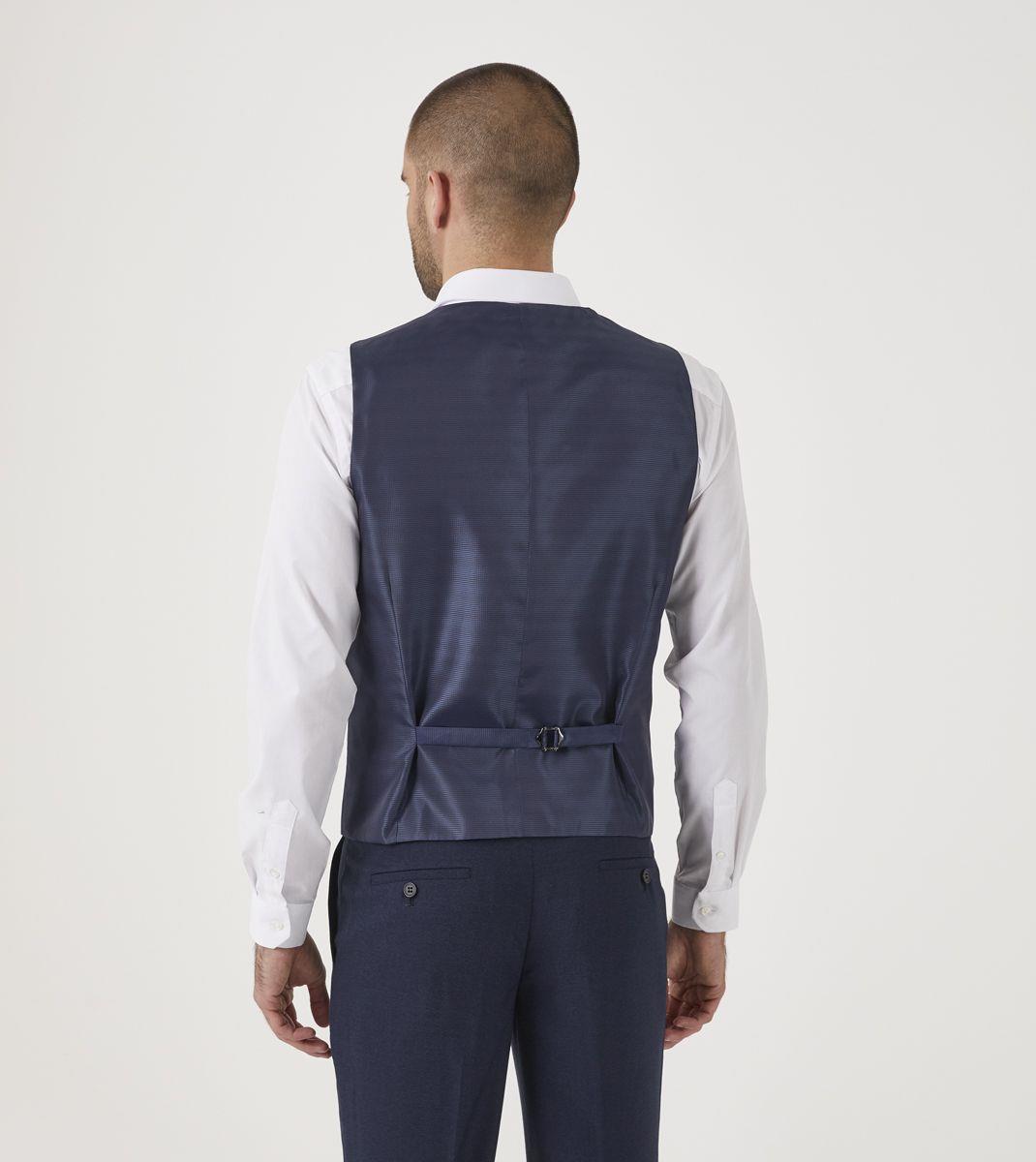 Skopes Men's Tailored Fit Harcourt Waistcoat in Navy 34 to 62 Regular