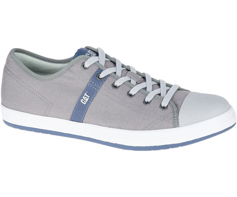 CAT Mens Checklist Canvas Sneakers in Grey (P722232)