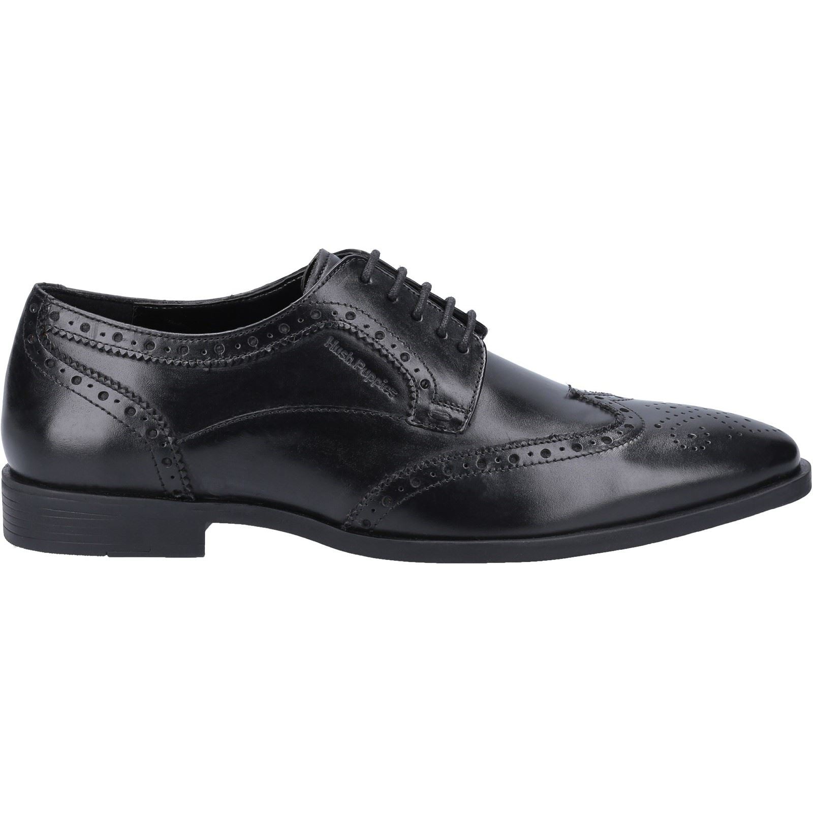 Hush Puppies School Formal Lace Up Shoe For Men (Elliot Brogue) in 2 Colours, 6-12