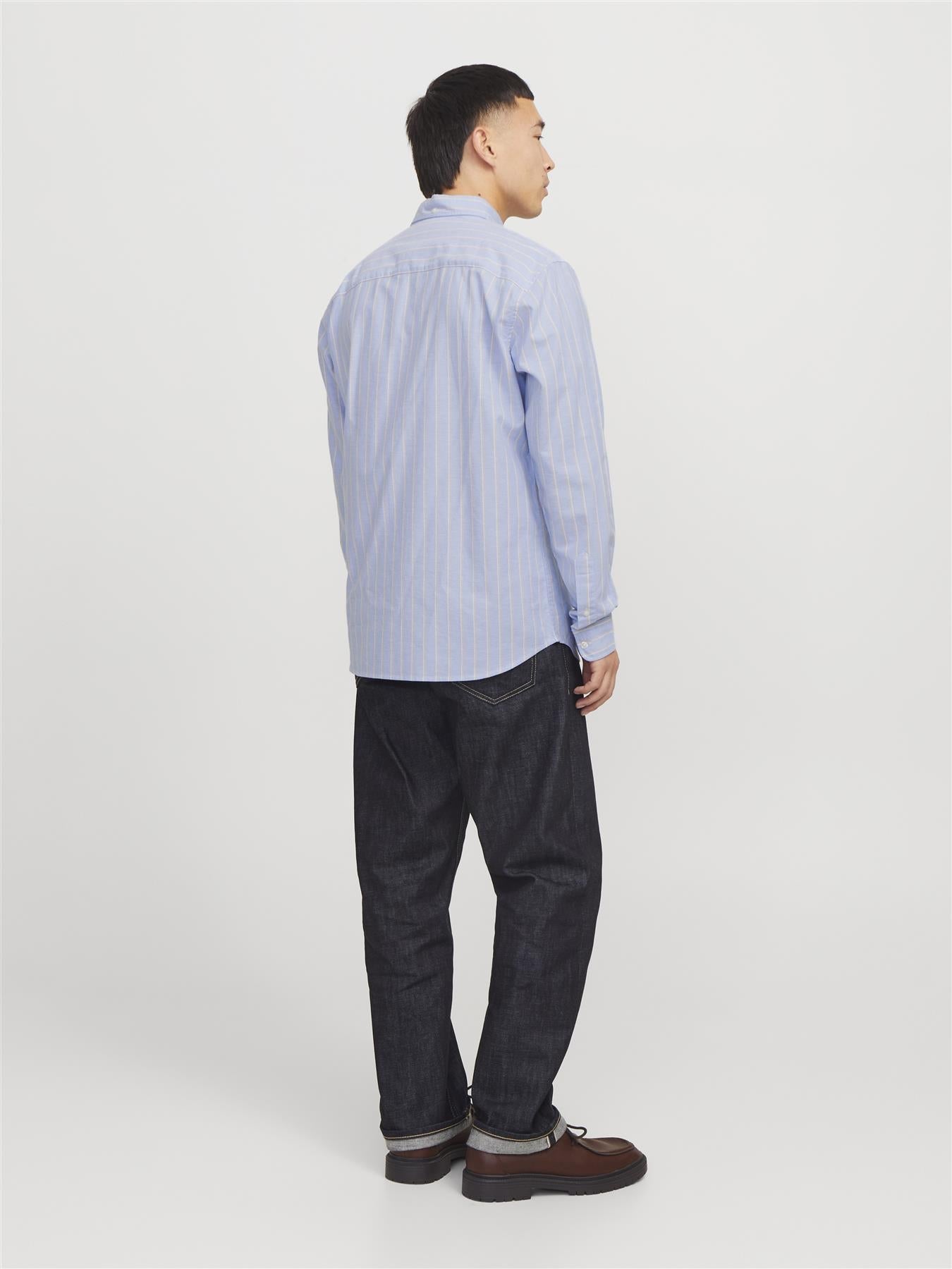 Jack & Jones Oxford Shirt With Long Sleeves For Men (JPRBLUBROOK) in 8 Colours, L-XL
