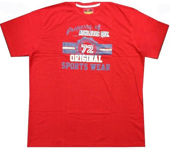 METAPHOR PURE COTTON PRINTED CREW NECK T SHIRT "PROPERTY OF AUTHENTIC DIV" IN SIZE 2XL TO 8XL, 2 COLORS