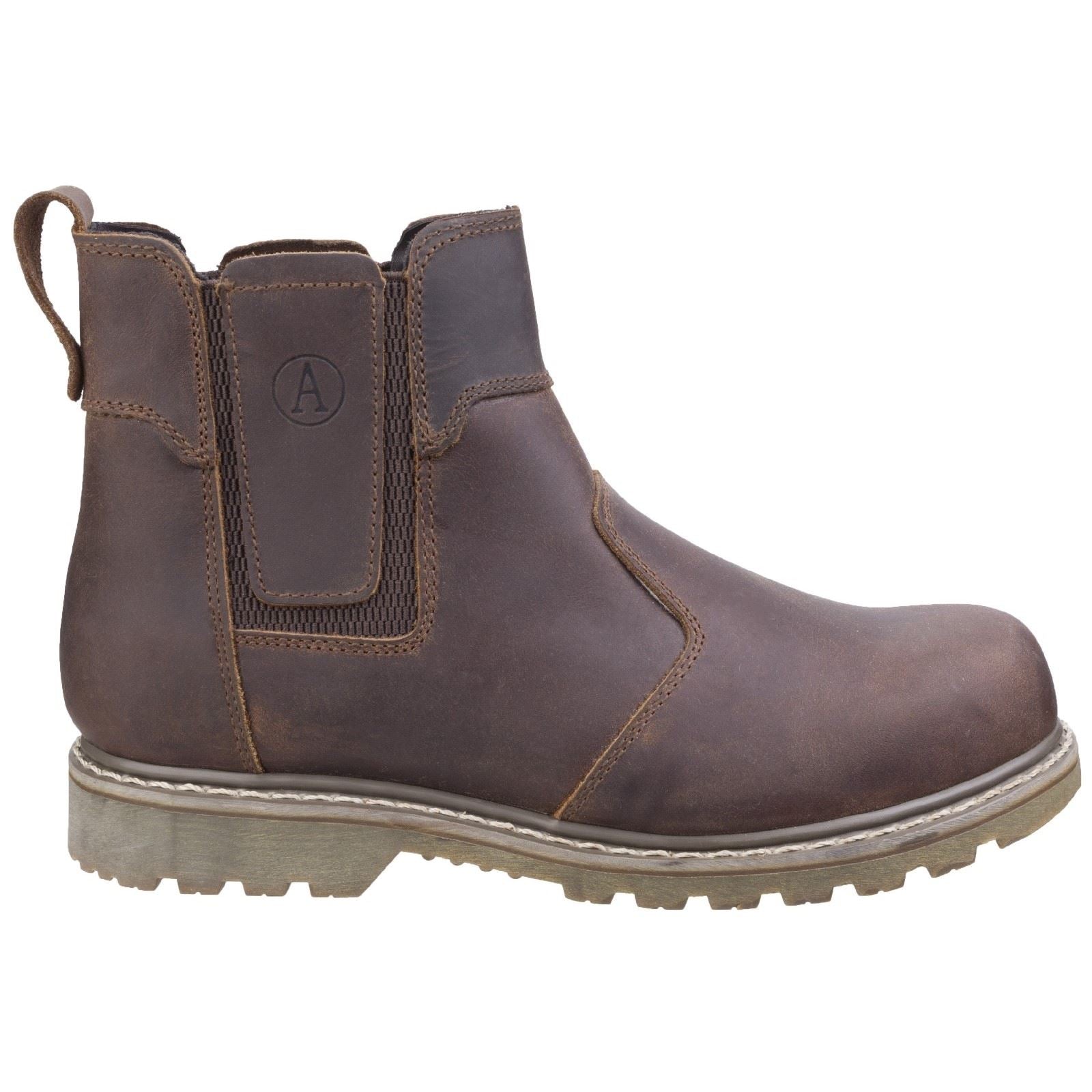 Amblers Mens Boots - Abingdon Dealer Boot in Brown, 4-12