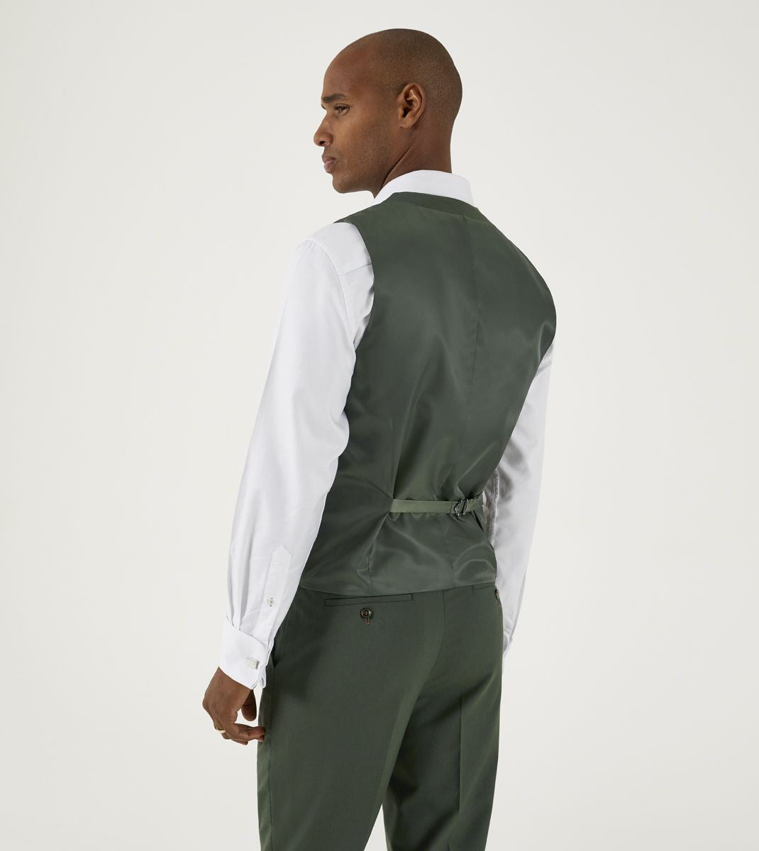 Skopes Harvey Suit Waistcoat For Men in Green, 36R-62R
