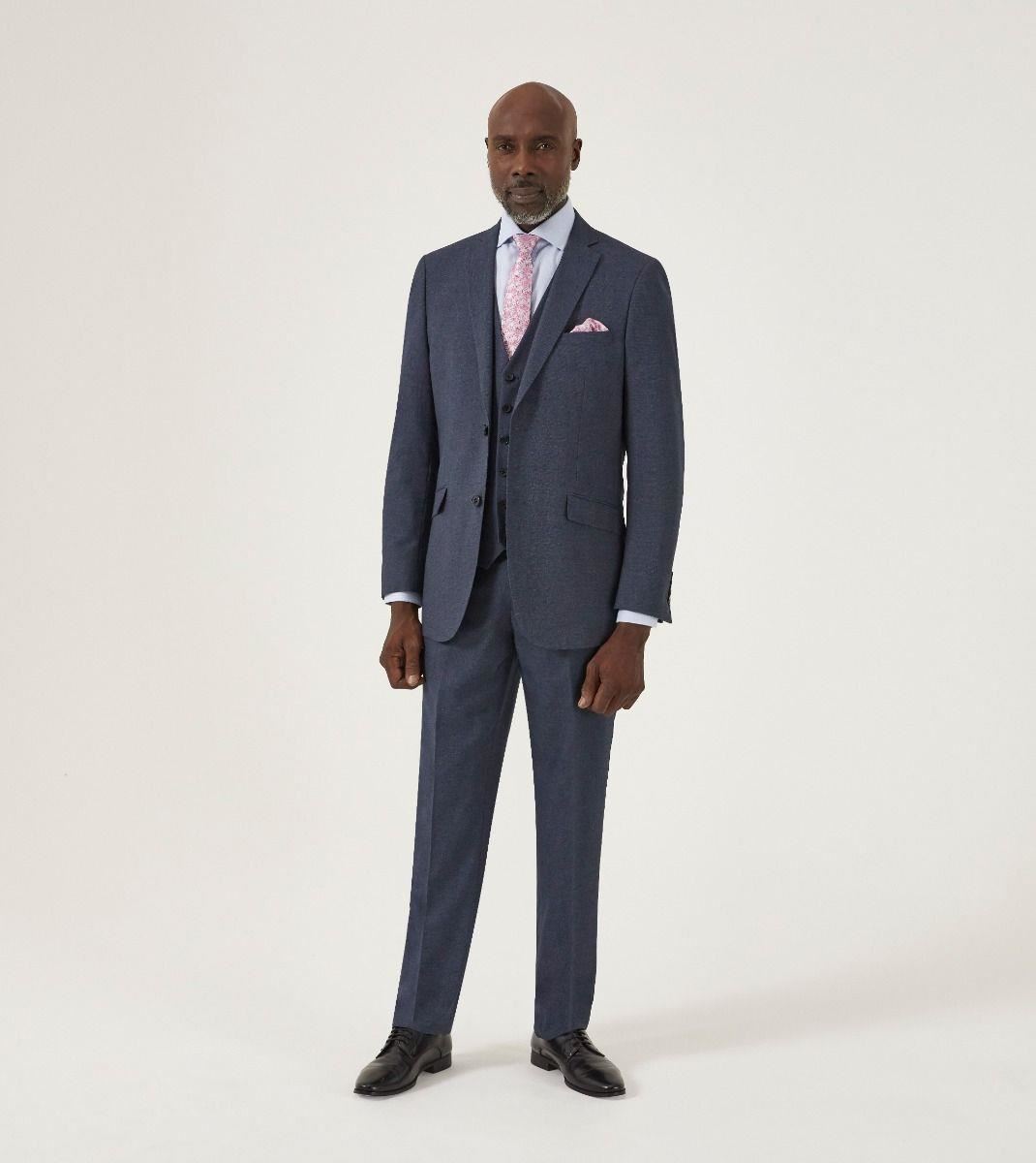 Skopes Men's Harcourt Tailored Fit Jacket in Blue 34 to 62 Short to Long