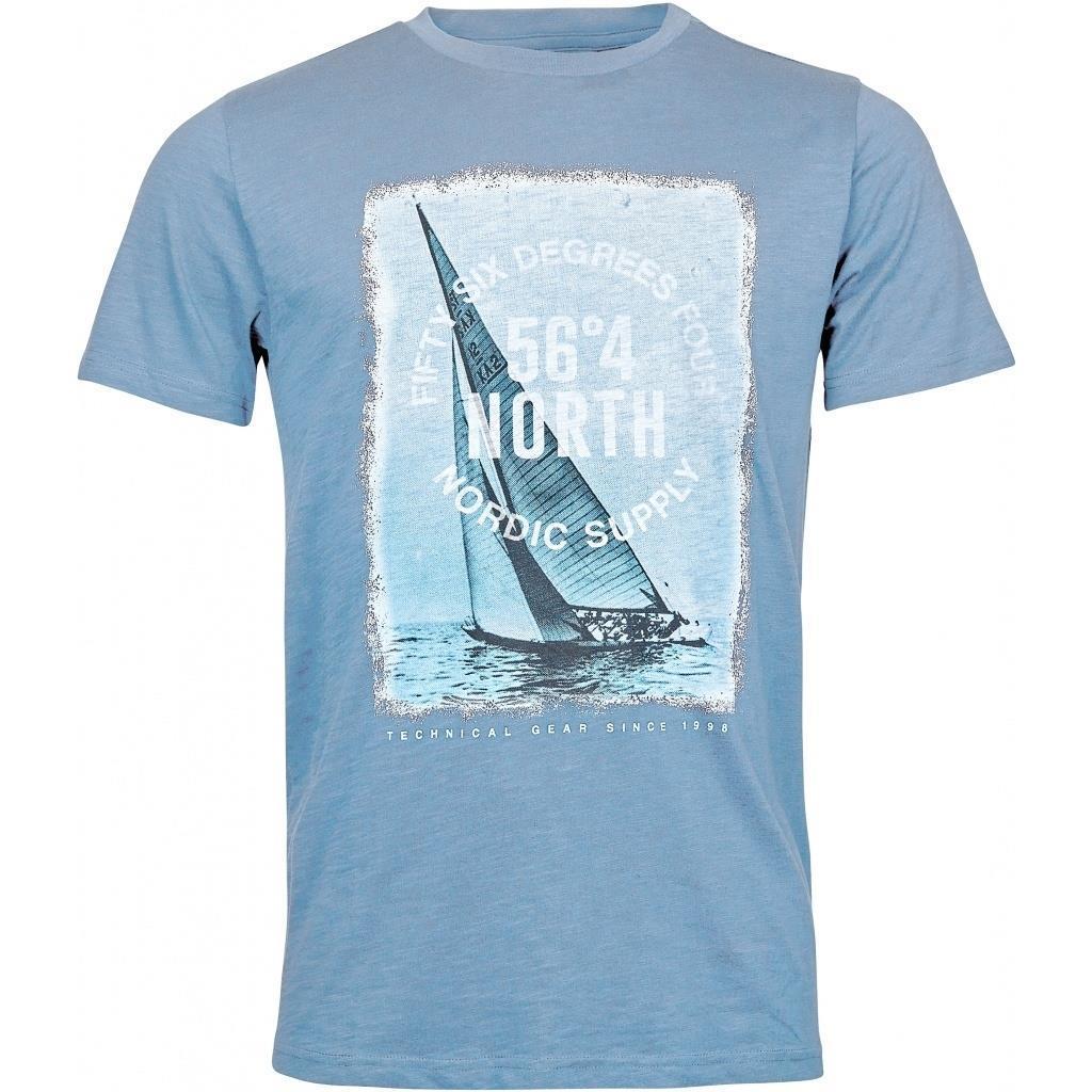 North 564 Mens Big Size Printed Cotton Tee Shirts (01149)