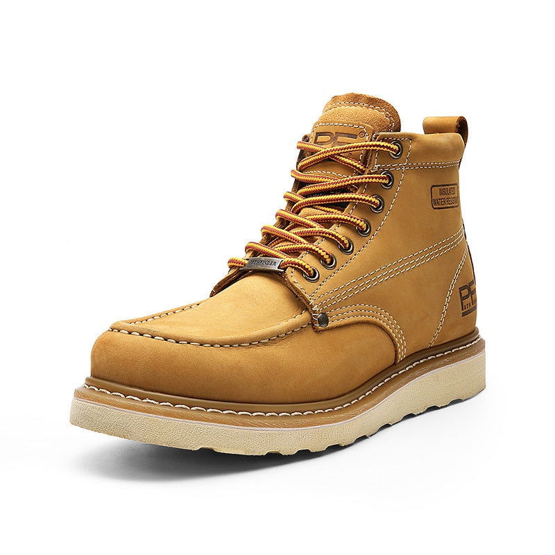 American Style Retro Men’s Leather Casual Shoes