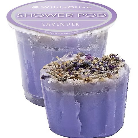 Wild Olive Shower Pods – Exfoliating & Nourishing Shower Steamer (Eco Friendly)
