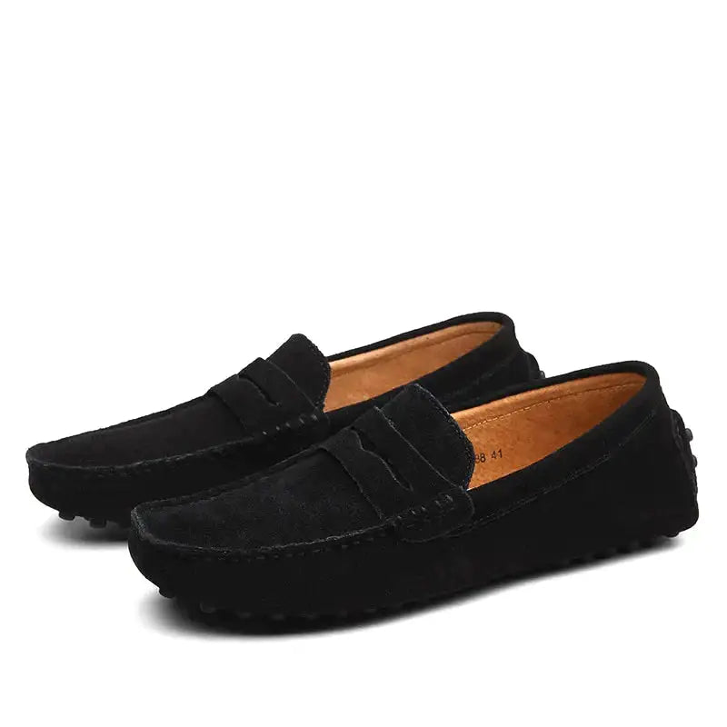 Elegant Leather Slip-On Loafers