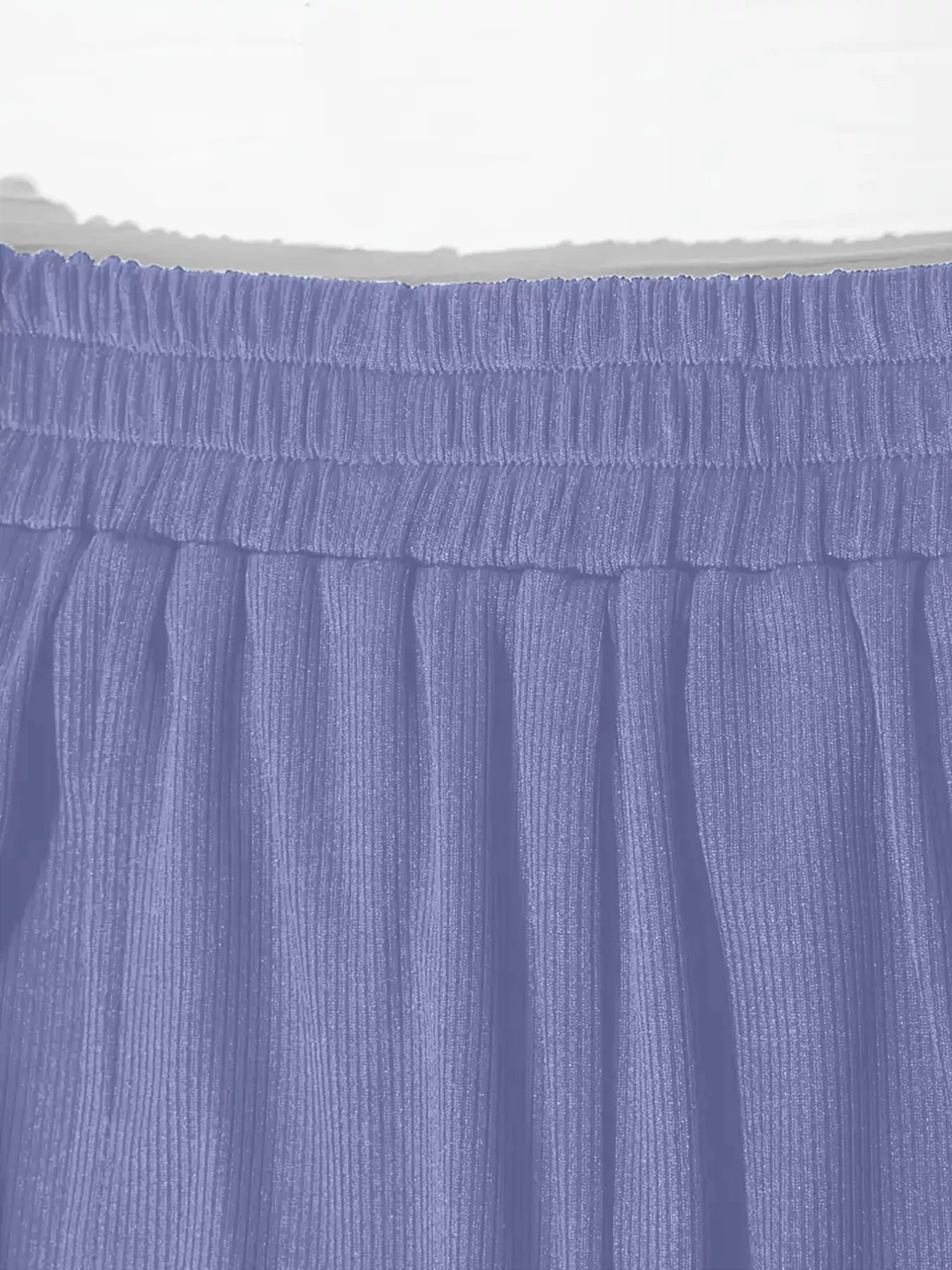 Side Tie Round Neck Tank and Pants Set