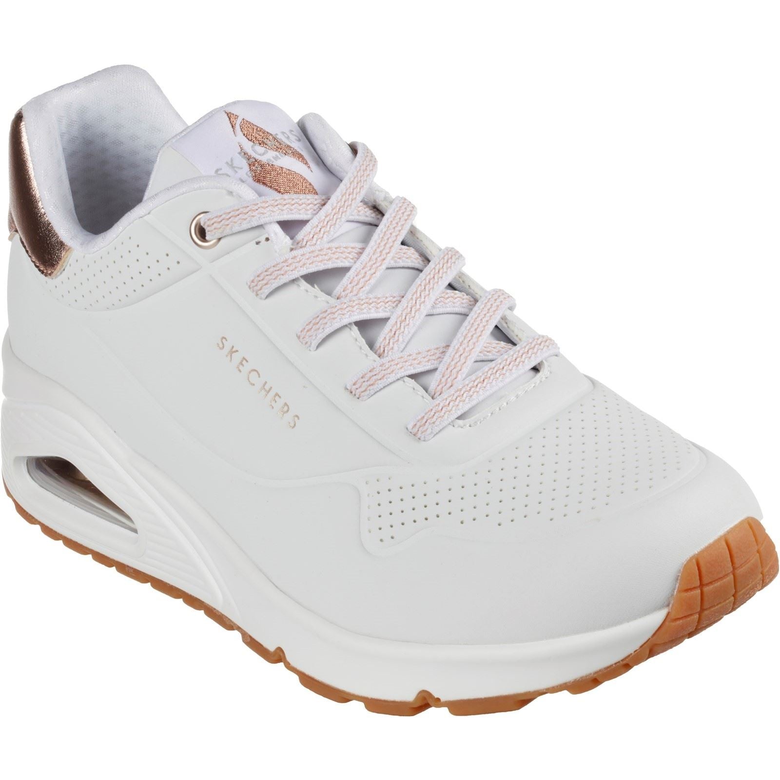 Skechers Women Trainers - Uno - Shimmer Away in 2 Colours, 3-8 - GAR155196