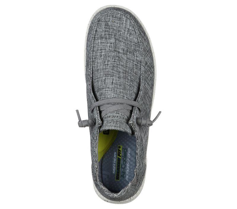 Skechers (210101) Men's Relaxed Fit: Melson - Chad Canvas Shoes in 2 Colours 8 to 15