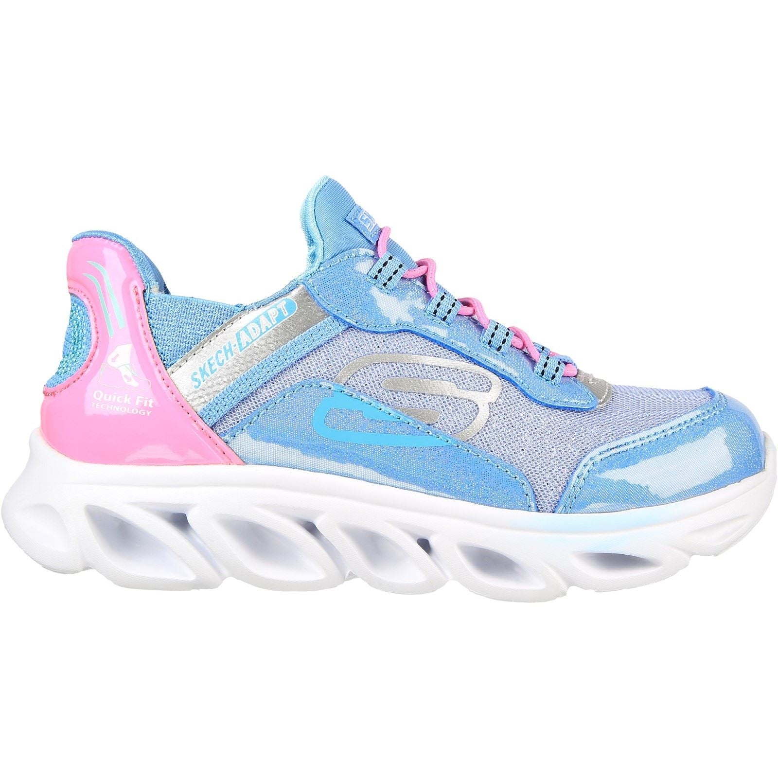 Skechers (GAR302221L) Childrens Sports Flex Glide Shoes in UK 1.5 to 13.5