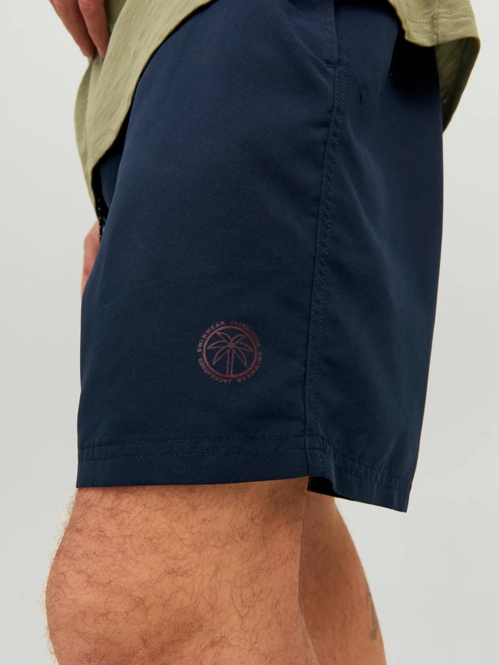 Jack & Jones Men's Plus Size Solid Swim Shorts in 2 Colour Options 46 to 54