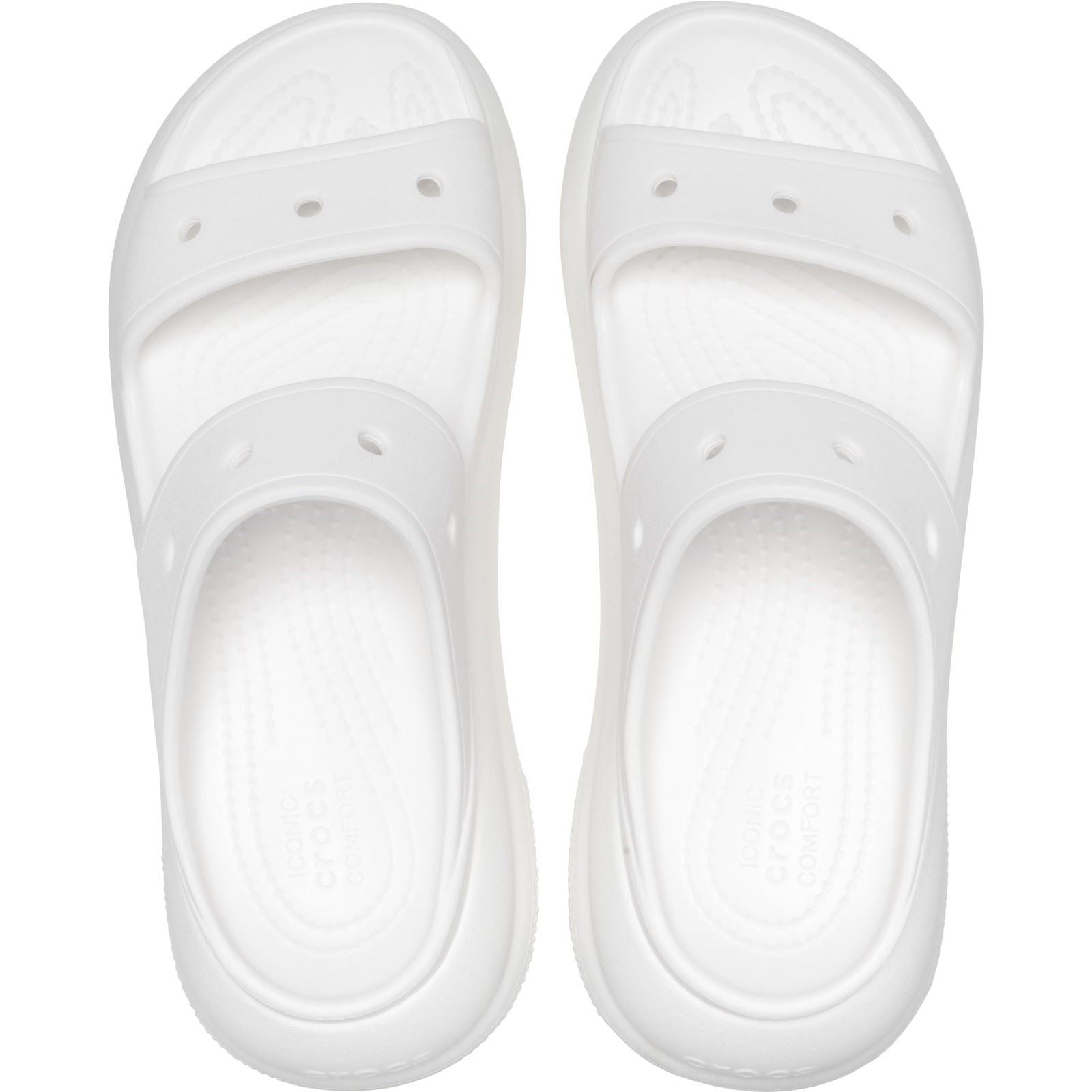 Crocs Unisex's Adult Classic Crush Sandal in 3 Colours, Sizes 4 to 8