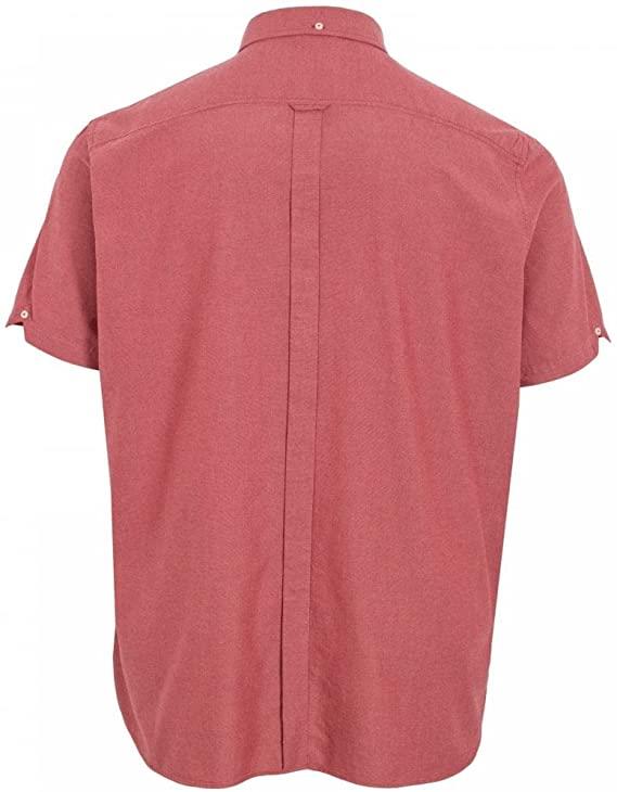 Ben Sherman Mens Big Size Short Sleeve Organic Cotton Oxford Shirt (65095) 2XL-5XL, 4 Colours