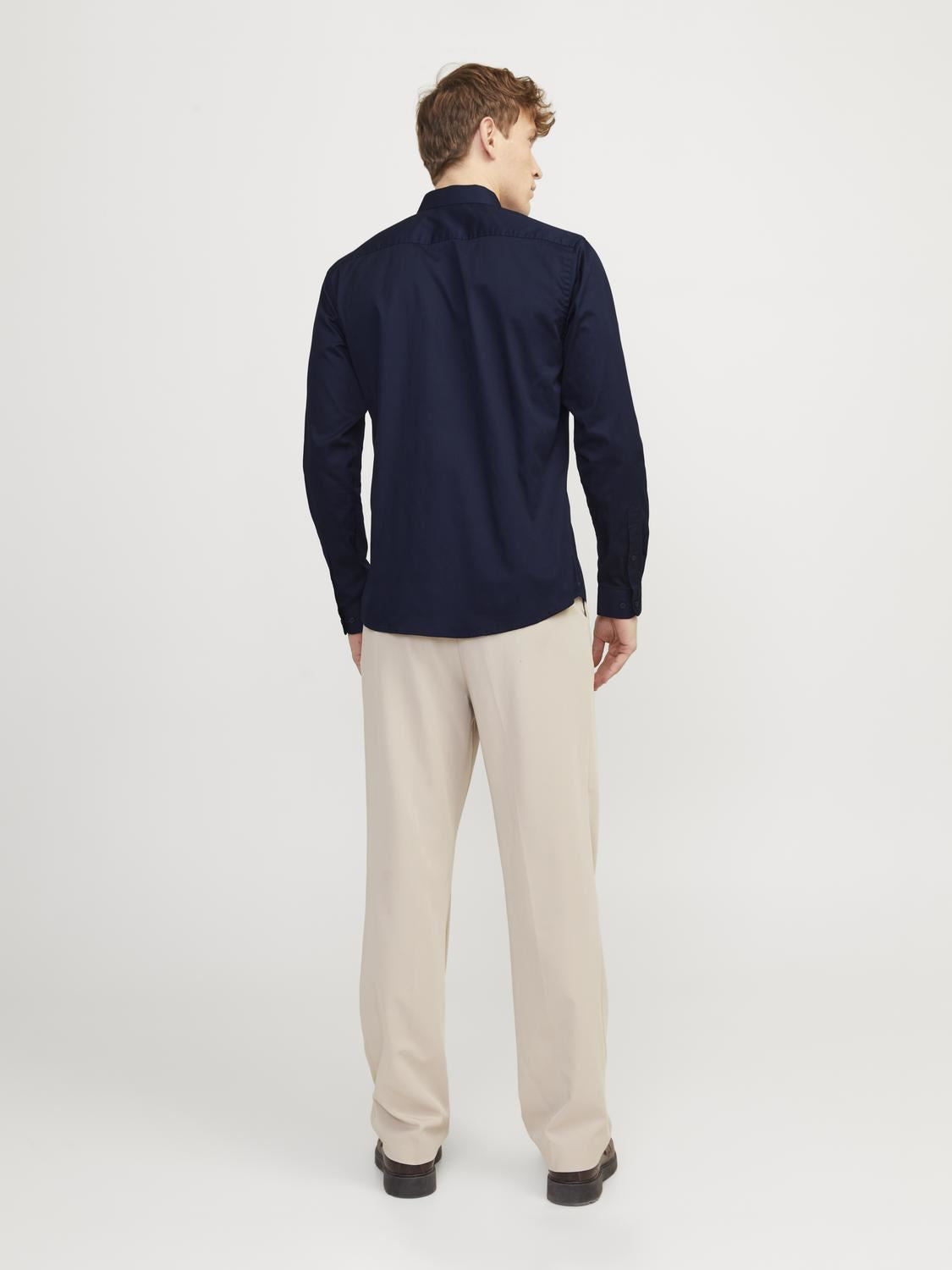 Jack & Jones Long Sleeves Slim Fit Shirt For Men (JPRBLACARDIFF) in 4 Colours, L-XL