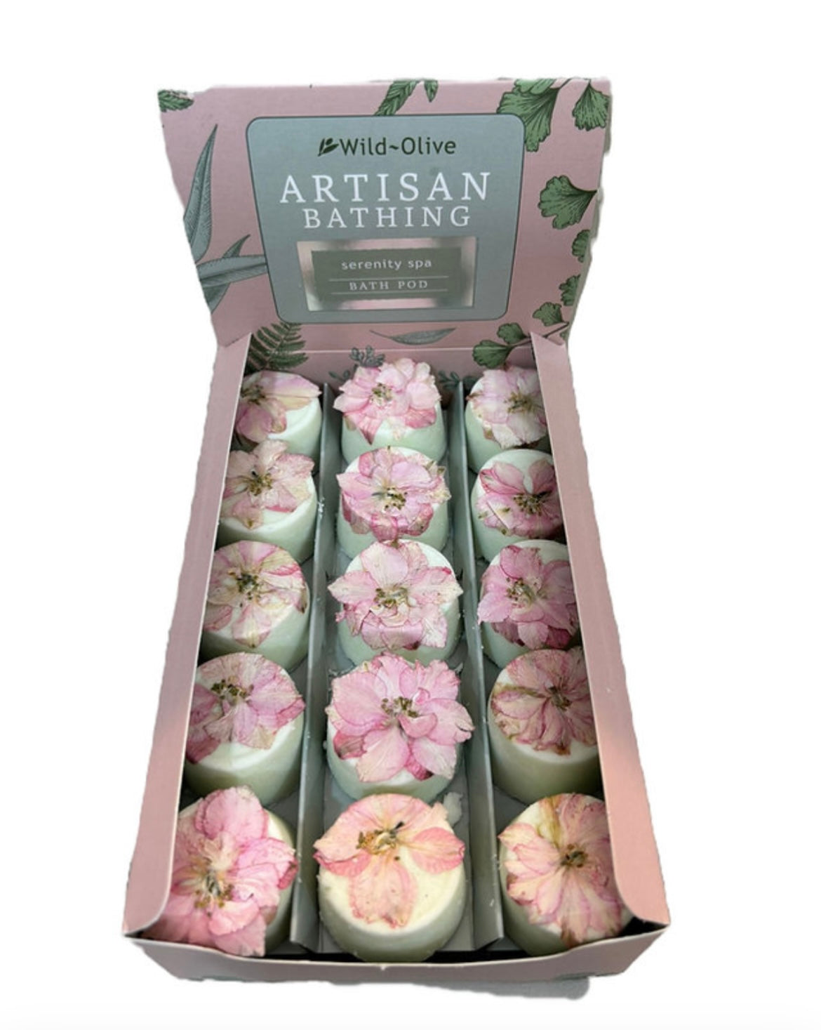 Wild Olive Bath Pods – Handmade Essential Oil Bath Fizzers