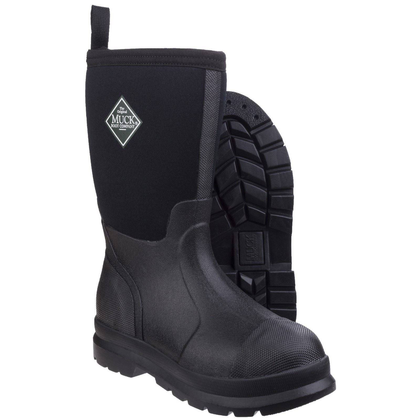Muck Boots Children's Unisex Chore Wellington in Black 1 to 11