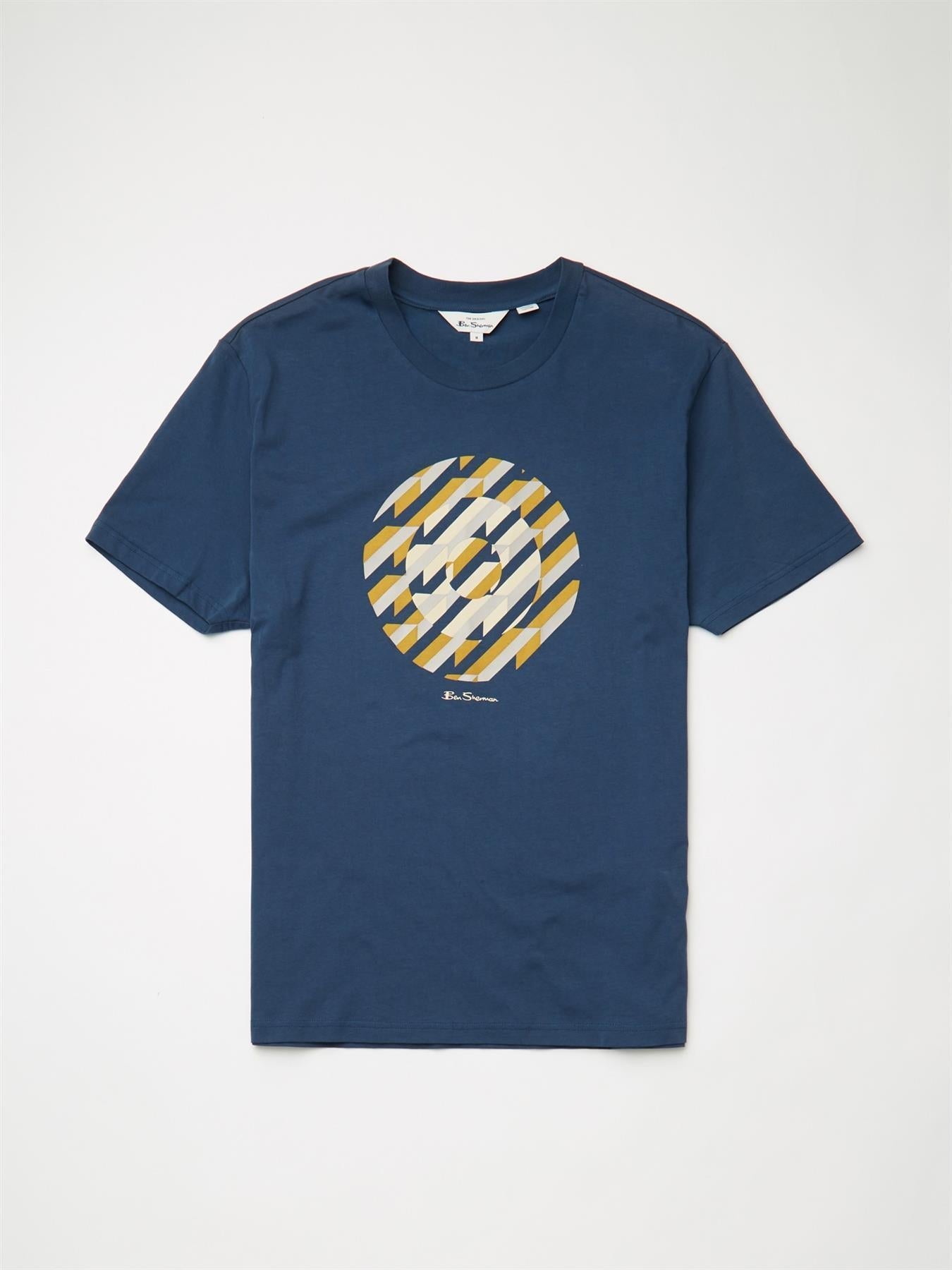 Ben Sherman Original Abstract Target Tee in 2XL-5XL