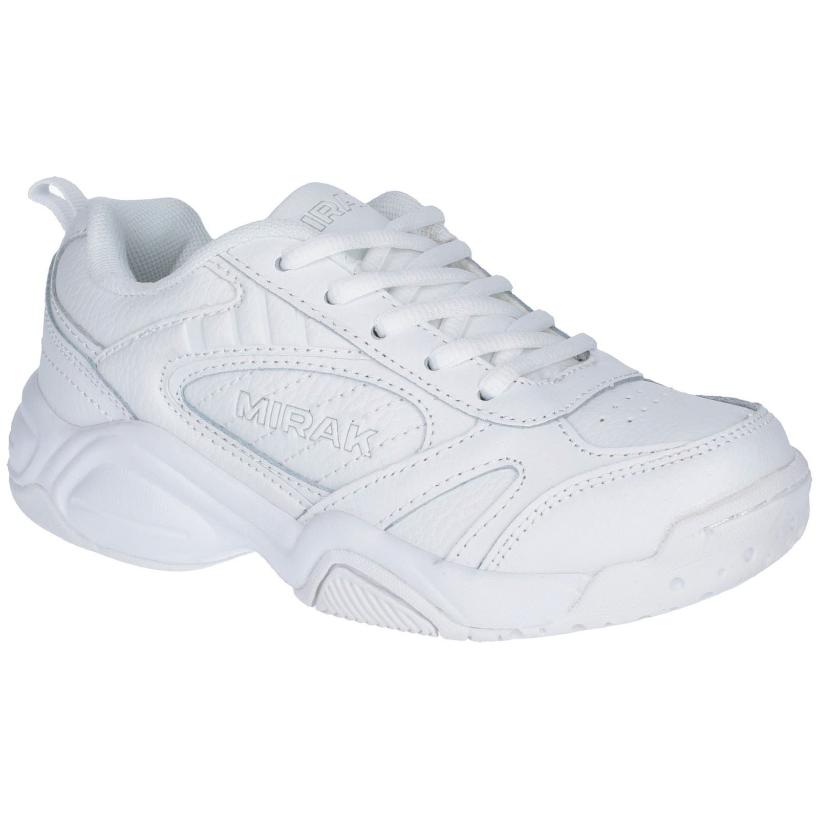 Mirak Boys Trainer - Contender Lace in White, 1-13