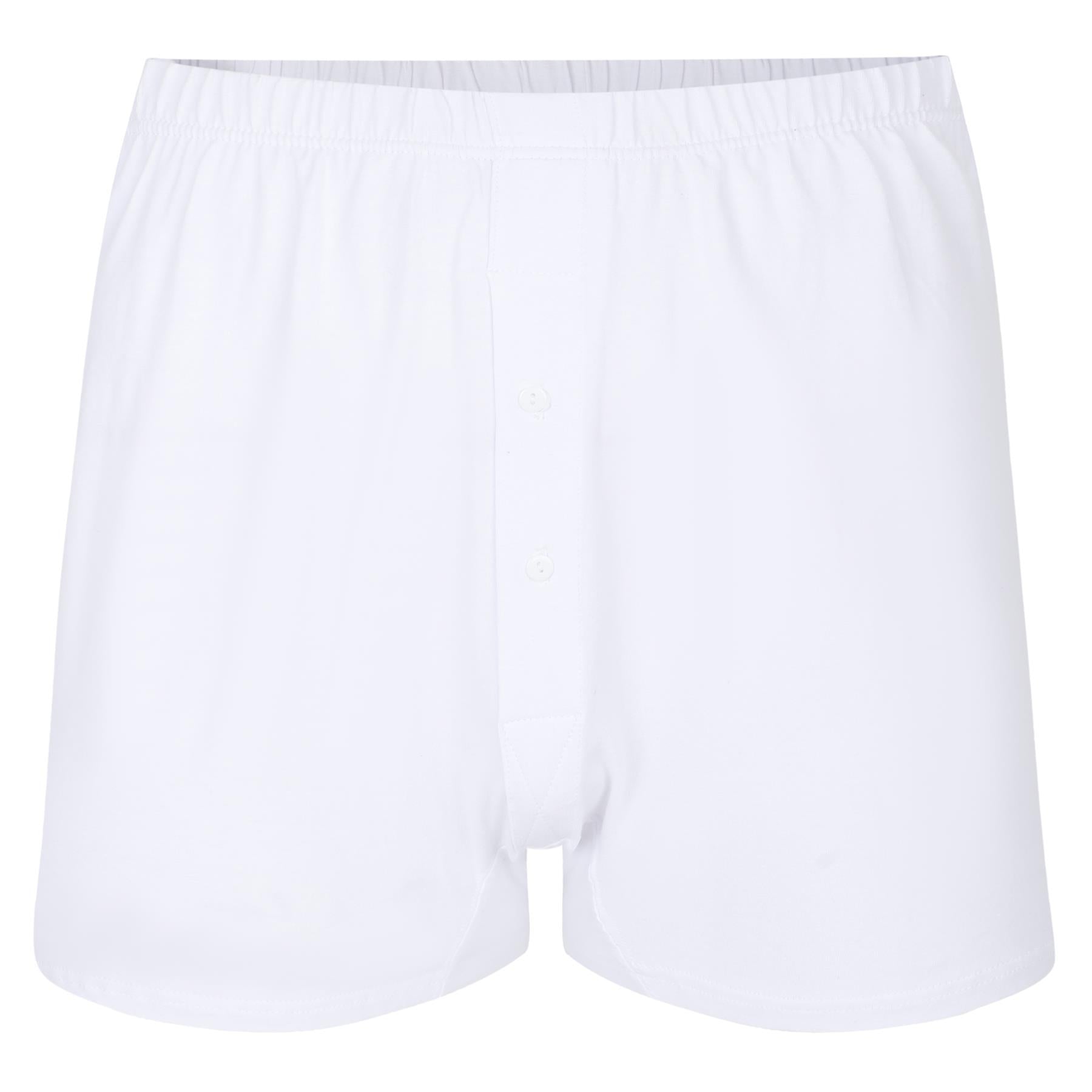 Espionage Big Size Twin Pack Jersey Boxer Shorts (U001) in White, 2XL to 8XL