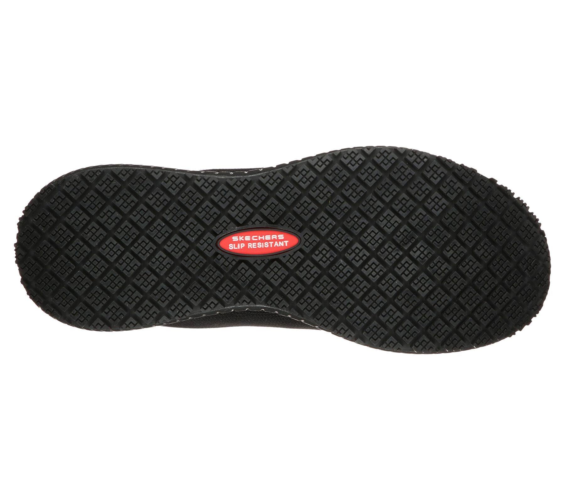 Skechers (77222EC) Ladies Squad SR in Black/Rose Gold Size 6 to 9